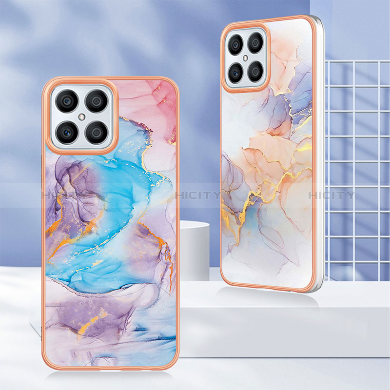 Funda Silicona Gel Goma Patron de Moda Carcasa Y06B para Huawei Honor X8 4G