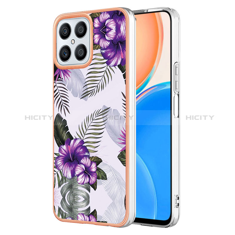 Funda Silicona Gel Goma Patron de Moda Carcasa Y06B para Huawei Honor X8 4G