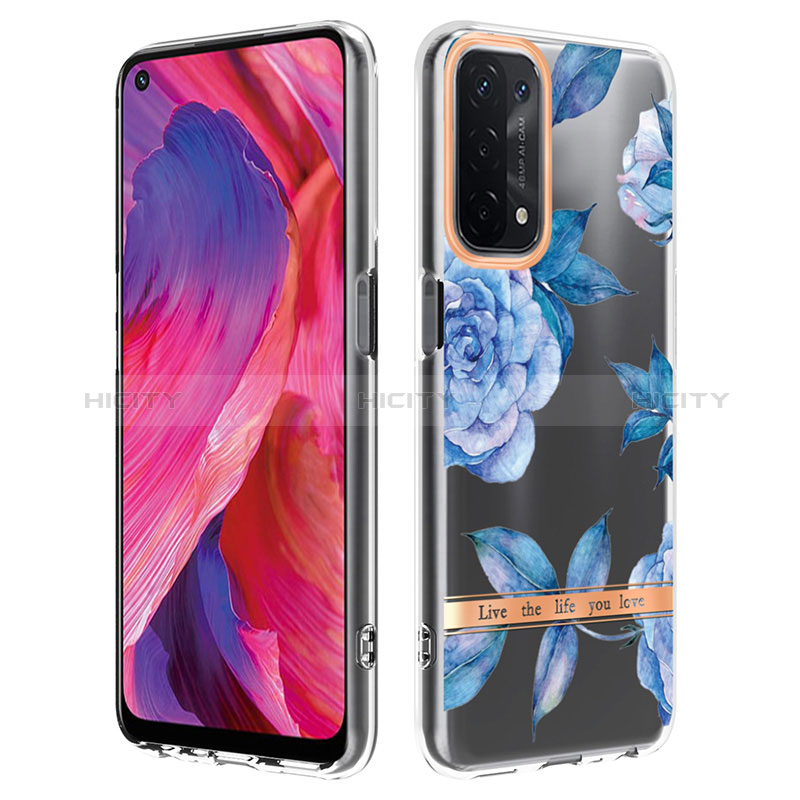 Funda Silicona Gel Goma Patron de Moda Carcasa Y06B para Oppo A74 5G