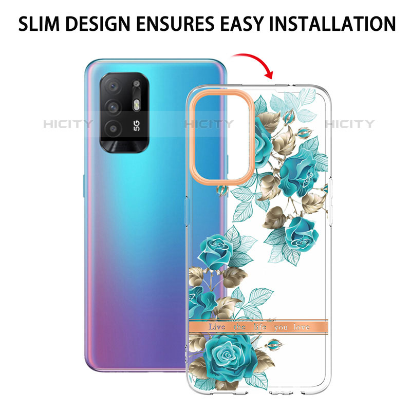 Funda Silicona Gel Goma Patron de Moda Carcasa Y06B para Oppo A94 5G