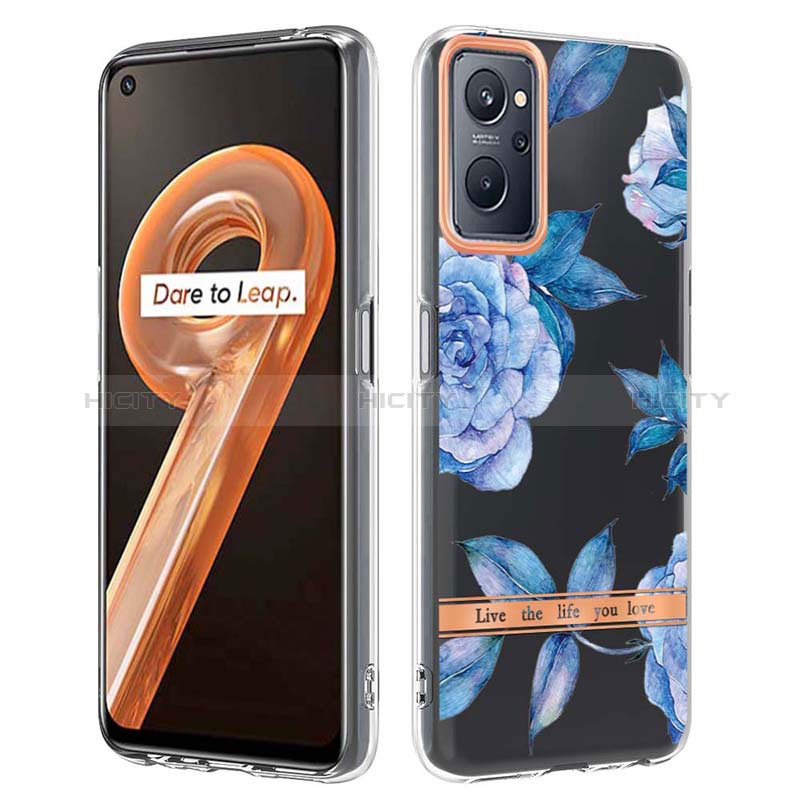 Funda Silicona Gel Goma Patron de Moda Carcasa Y06B para Oppo K10 4G Azul