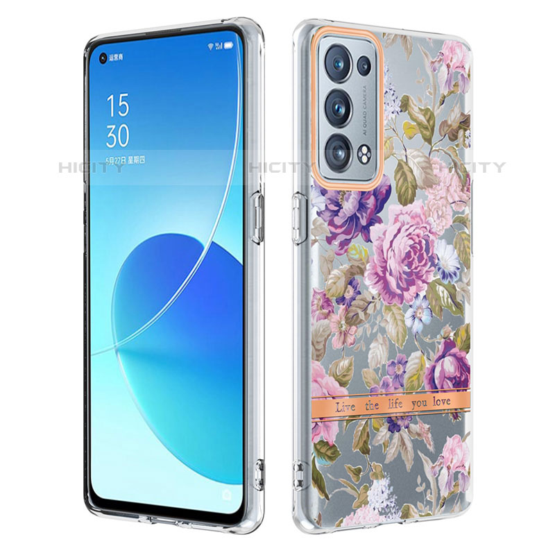 Funda Silicona Gel Goma Patron de Moda Carcasa Y06B para Oppo Reno6 Pro 5G