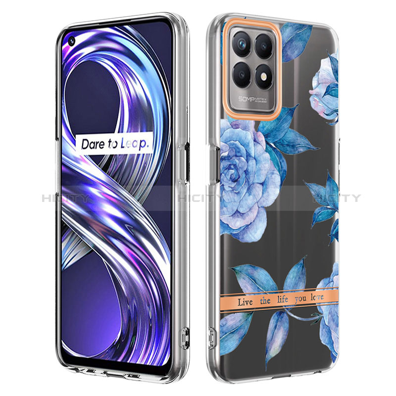 Funda Silicona Gel Goma Patron de Moda Carcasa Y06B para Realme 8i