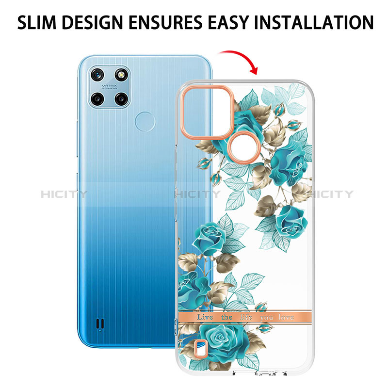 Funda Silicona Gel Goma Patron de Moda Carcasa Y06B para Realme C25Y