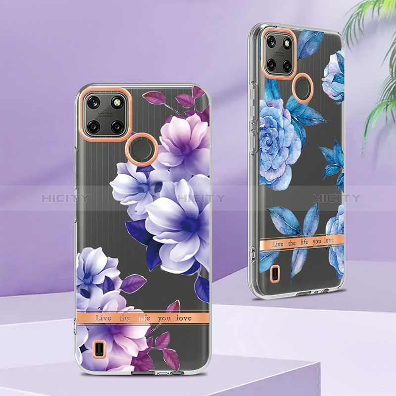 Funda Silicona Gel Goma Patron de Moda Carcasa Y06B para Realme C25Y