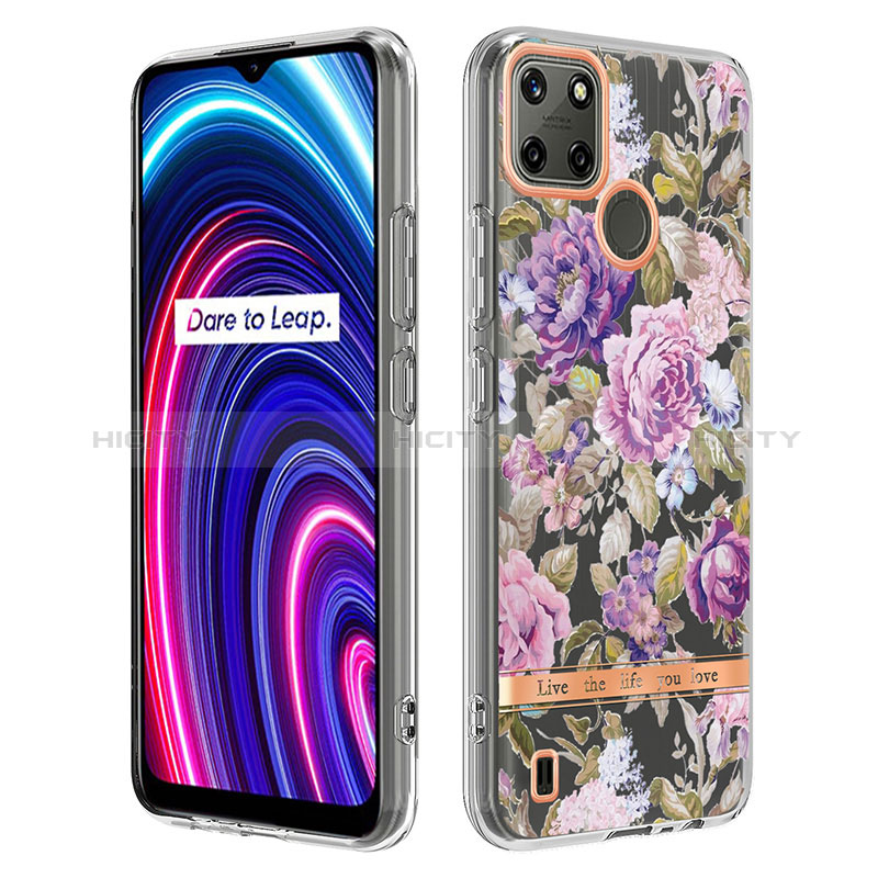 Funda Silicona Gel Goma Patron de Moda Carcasa Y06B para Realme C25Y India