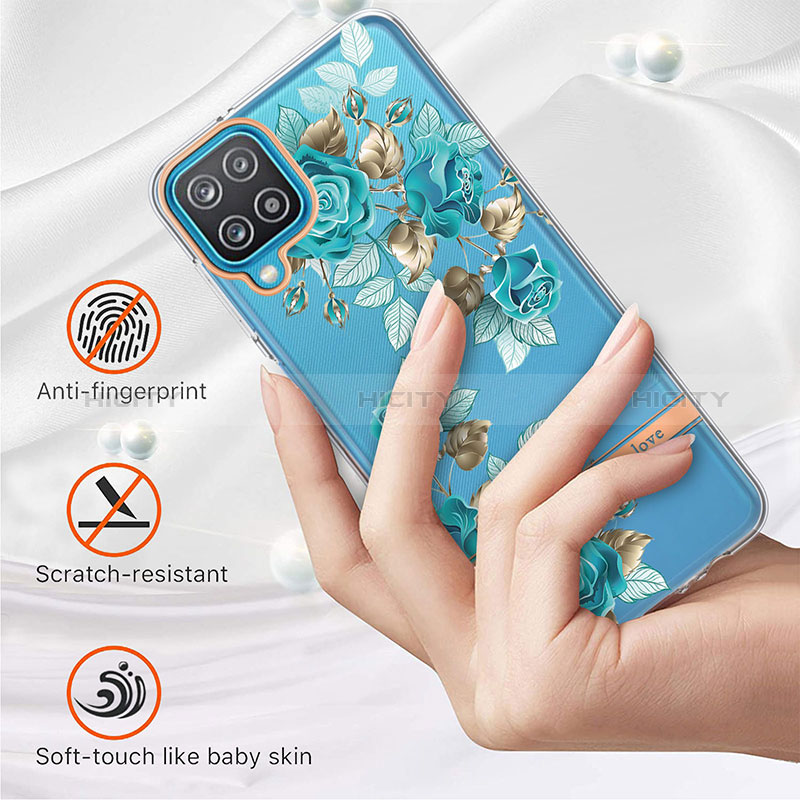 Funda Silicona Gel Goma Patron de Moda Carcasa Y06B para Samsung Galaxy A12