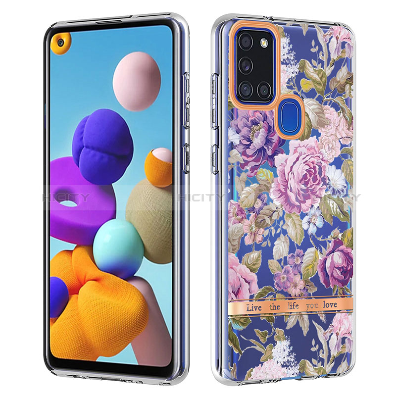 Funda Silicona Gel Goma Patron de Moda Carcasa Y06B para Samsung Galaxy A21s