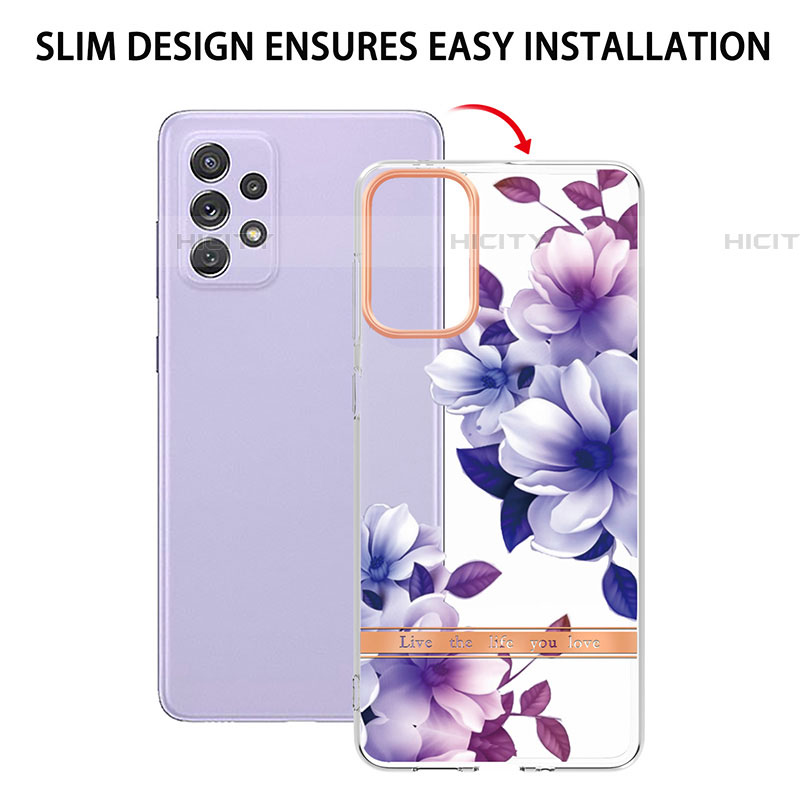 Funda Silicona Gel Goma Patron de Moda Carcasa Y06B para Samsung Galaxy A73 5G