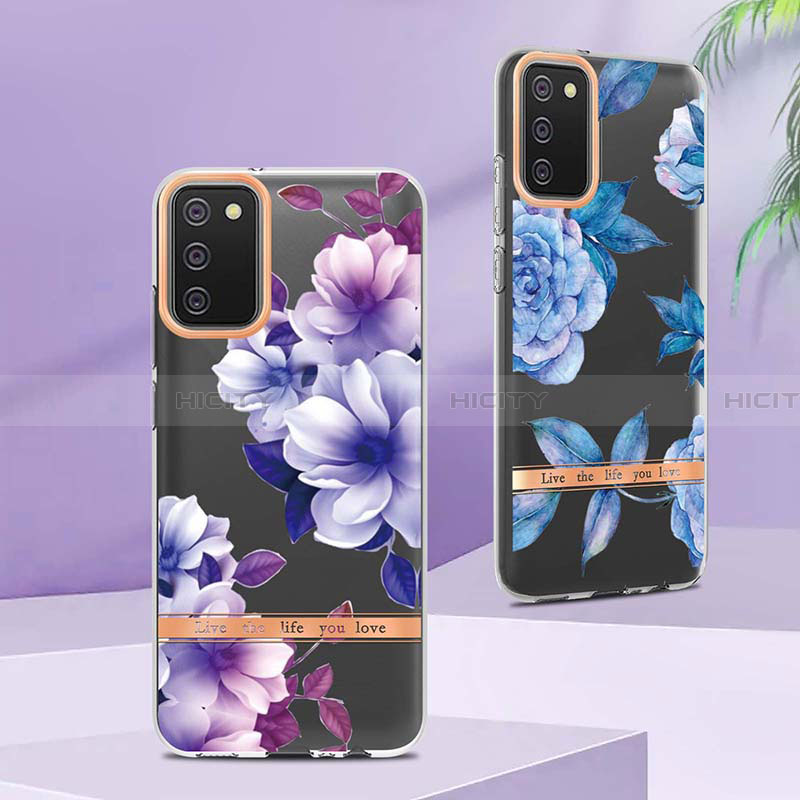 Funda Silicona Gel Goma Patron de Moda Carcasa Y06B para Samsung Galaxy F02S SM-E025F