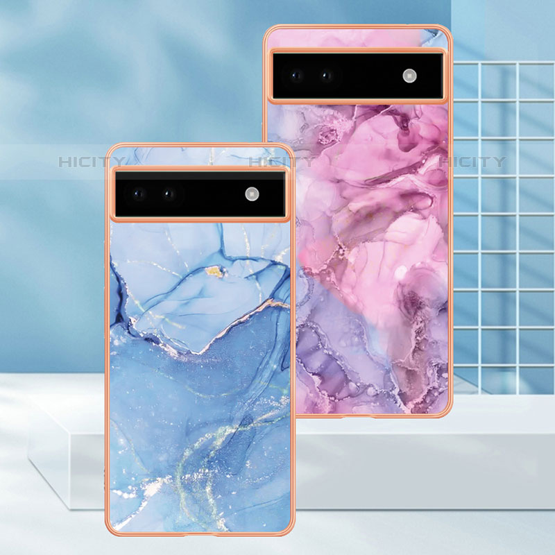 Funda Silicona Gel Goma Patron de Moda Carcasa Y07B para Google Pixel 6a 5G