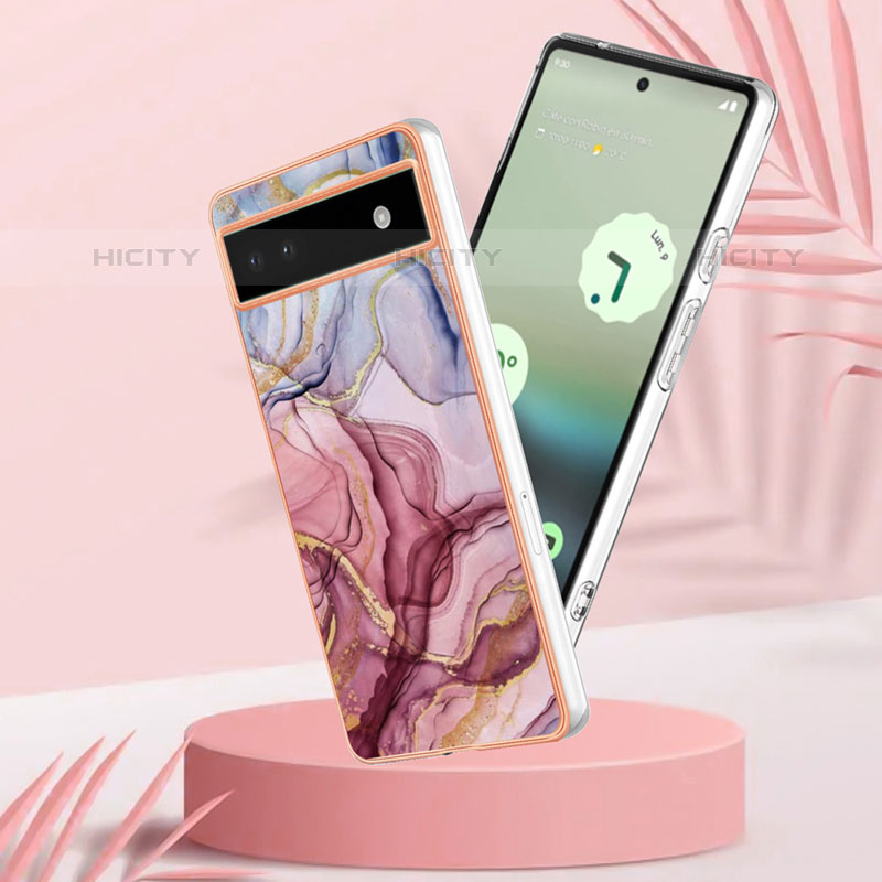 Funda Silicona Gel Goma Patron de Moda Carcasa Y07B para Google Pixel 6a 5G