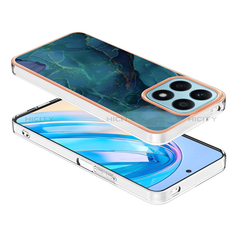 Funda Silicona Gel Goma Patron de Moda Carcasa Y07B para Huawei Honor X8a 4G