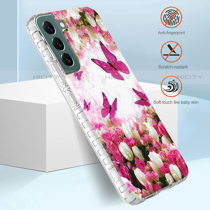 Funda Silicona Gel Goma Patron de Moda Carcasa Y07B para Samsung Galaxy S21 FE 5G