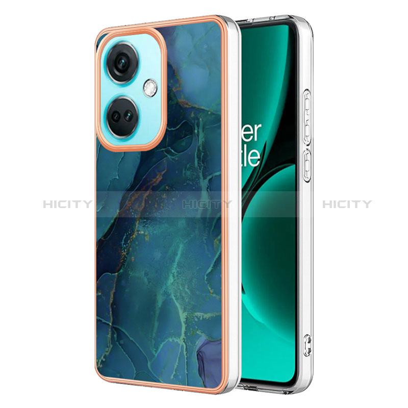 Funda Silicona Gel Goma Patron de Moda Carcasa YB1 para OnePlus Nord CE 3 5G Verde