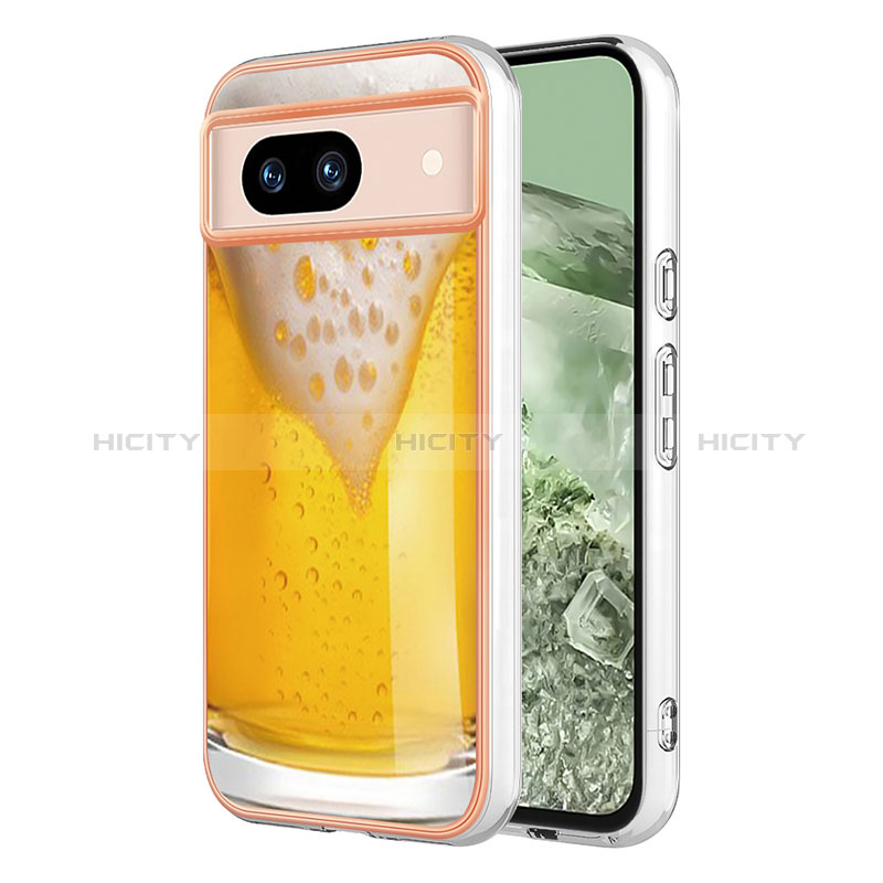 Funda Silicona Gel Goma Patron de Moda Carcasa YB2 para Google Pixel 8a 5G