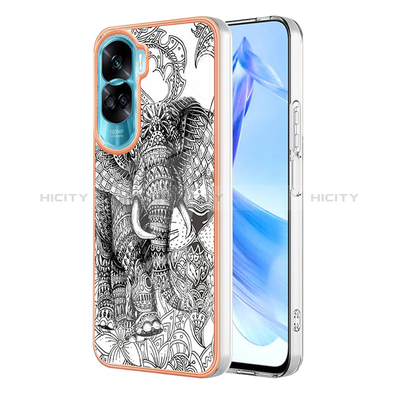 Funda Silicona Gel Goma Patron de Moda Carcasa YB2 para Huawei Honor 90 Lite 5G