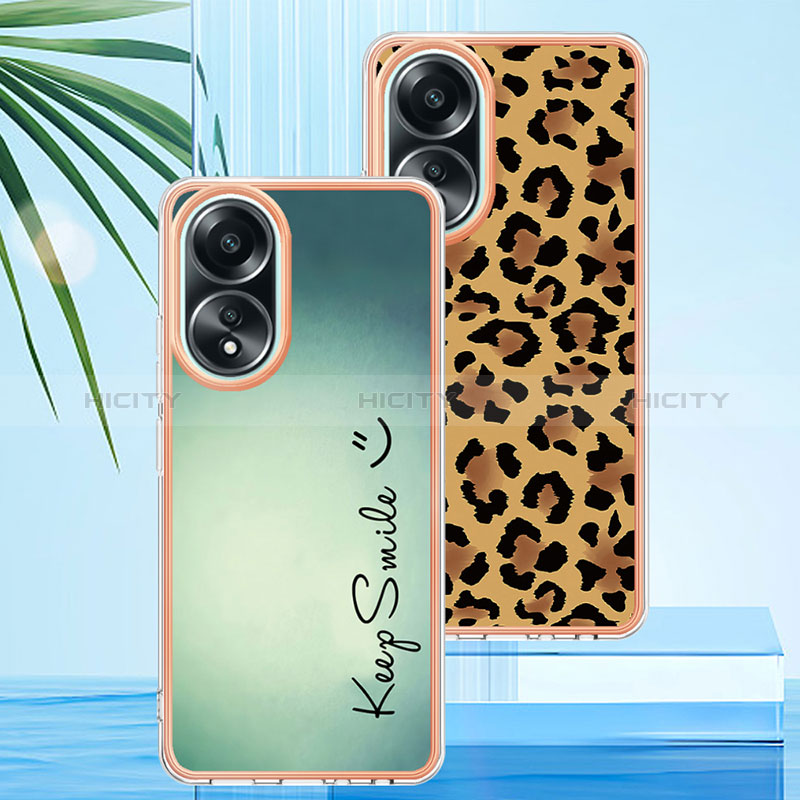 Funda Silicona Gel Goma Patron de Moda Carcasa YB2 para Oppo A38