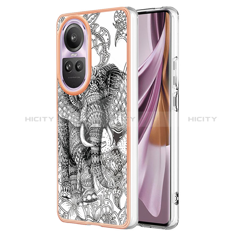 Funda Silicona Gel Goma Patron de Moda Carcasa YB2 para Oppo Reno10 5G