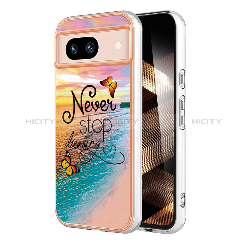 Funda Silicona Gel Goma Patron de Moda Carcasa YB3 para Google Pixel 8a 5G