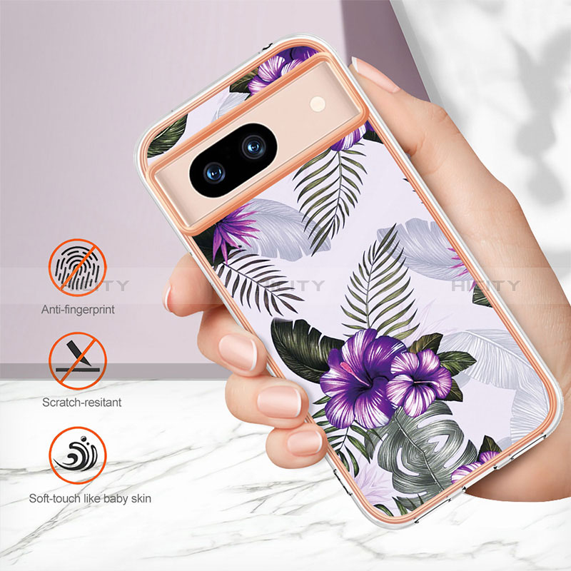 Funda Silicona Gel Goma Patron de Moda Carcasa YB3 para Google Pixel 8a 5G