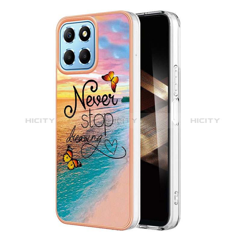 Funda Silicona Gel Goma Patron de Moda Carcasa YB3 para Huawei Honor X8b Multicolor