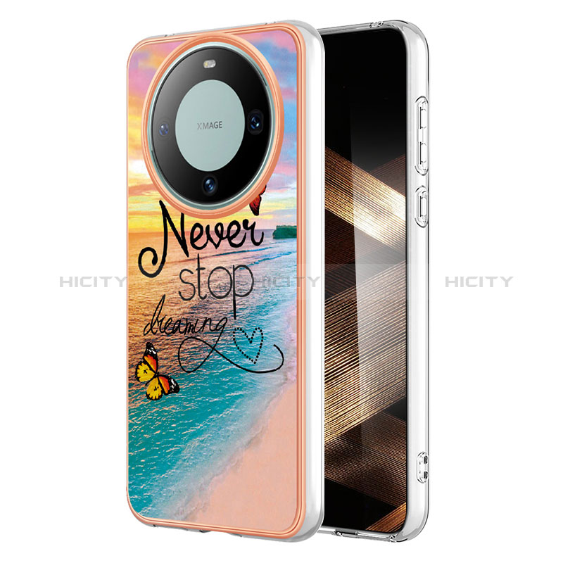 Funda Silicona Gel Goma Patron de Moda Carcasa YB3 para Huawei Mate 60 Pro Multicolor