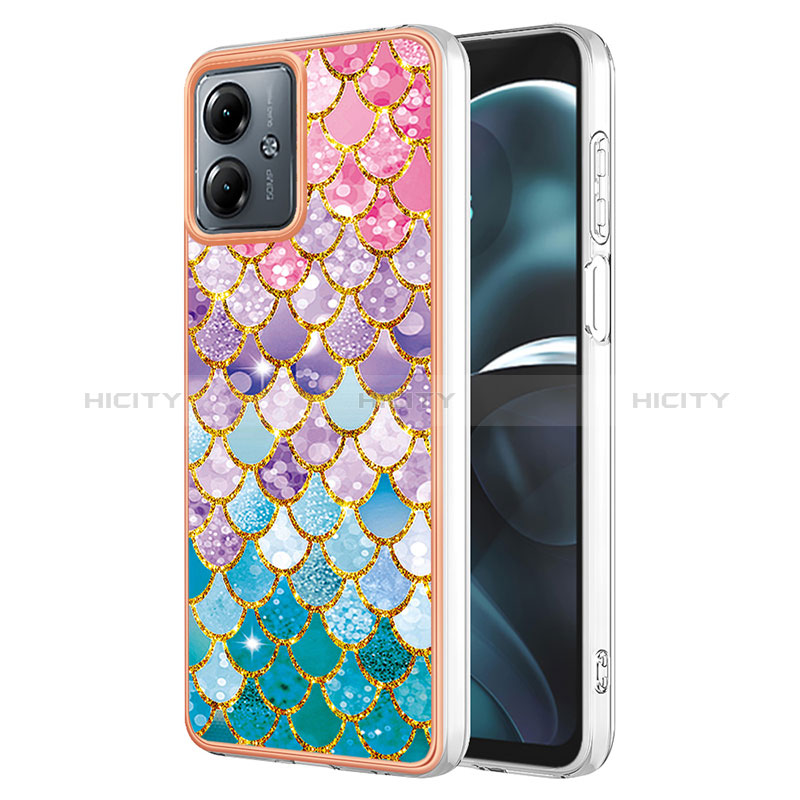 Funda Silicona Gel Goma Patron de Moda Carcasa YB3 para Motorola Moto G14