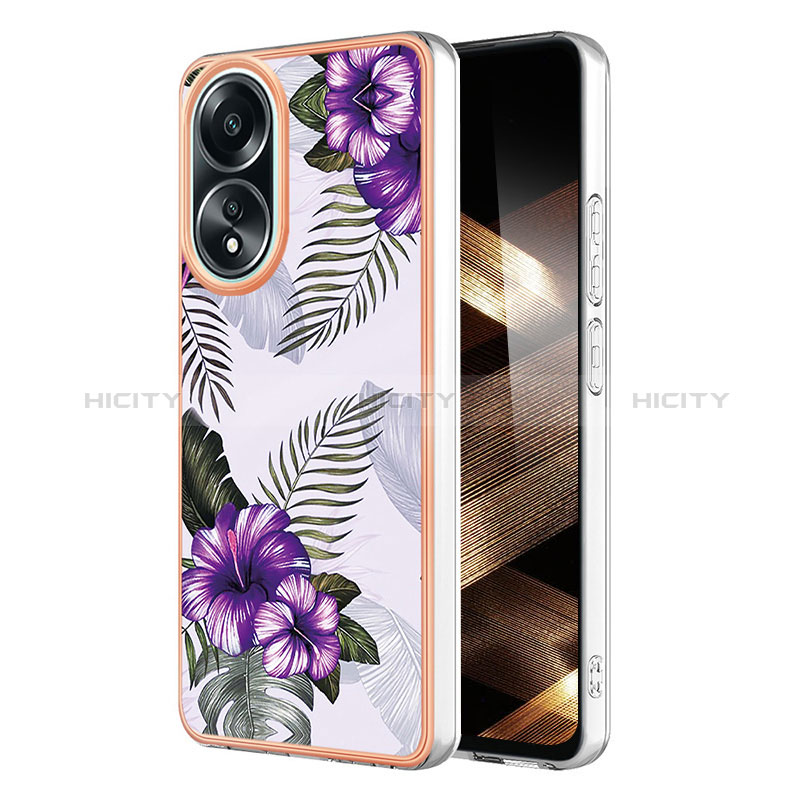 Funda Silicona Gel Goma Patron de Moda Carcasa YB3 para Oppo A18