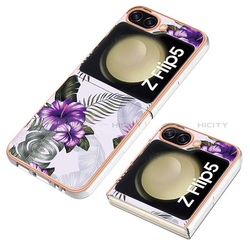 Funda Silicona Gel Goma Patron de Moda Carcasa YB3 para Samsung Galaxy Z Flip5 5G