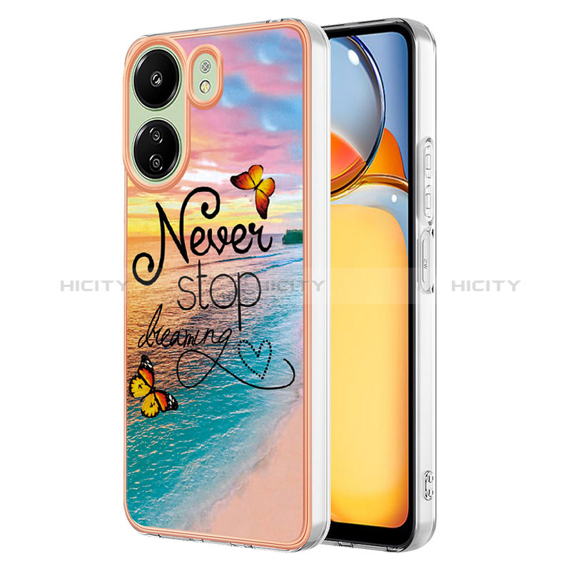 Funda Silicona Gel Goma Patron de Moda Carcasa YB3 para Xiaomi Poco C65 Multicolor