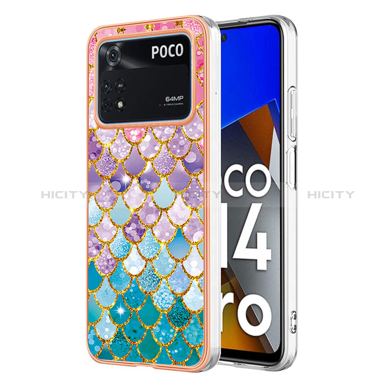 Funda Silicona Gel Goma Patron de Moda Carcasa YB3 para Xiaomi Poco M4 Pro 4G Vistoso