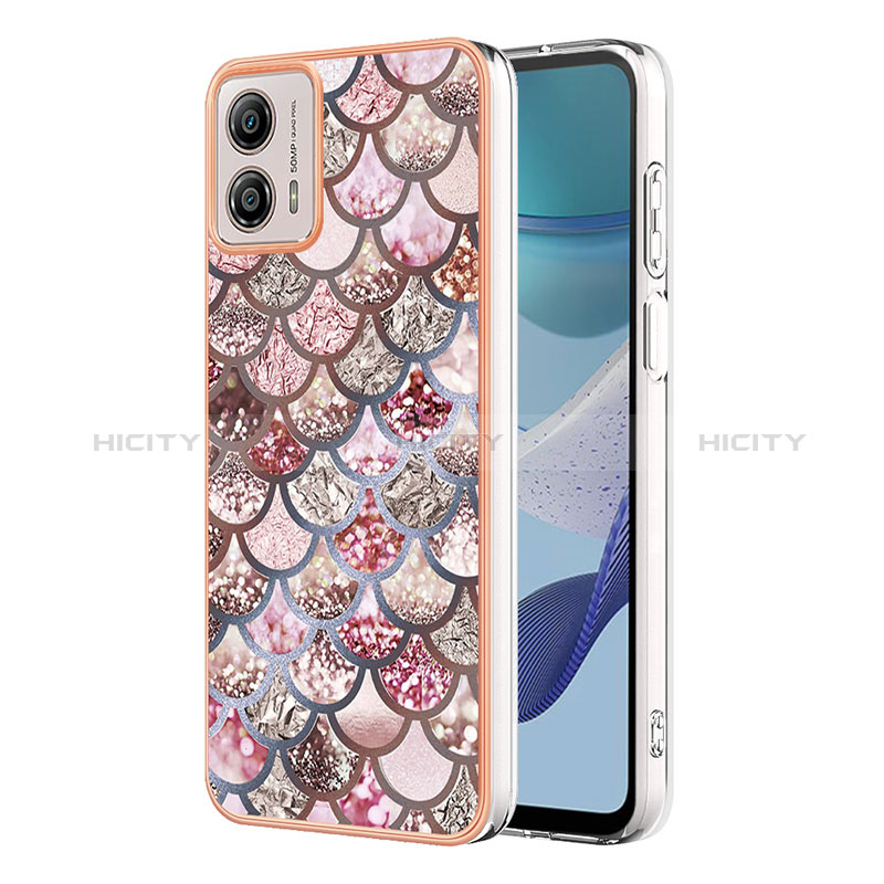 Funda Silicona Gel Goma Patron de Moda Carcasa YB4 para Motorola Moto G53y 5G