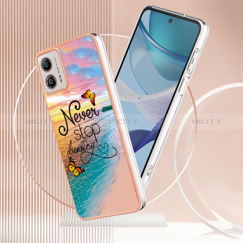 Funda Silicona Gel Goma Patron de Moda Carcasa YB4 para Motorola Moto G53y 5G