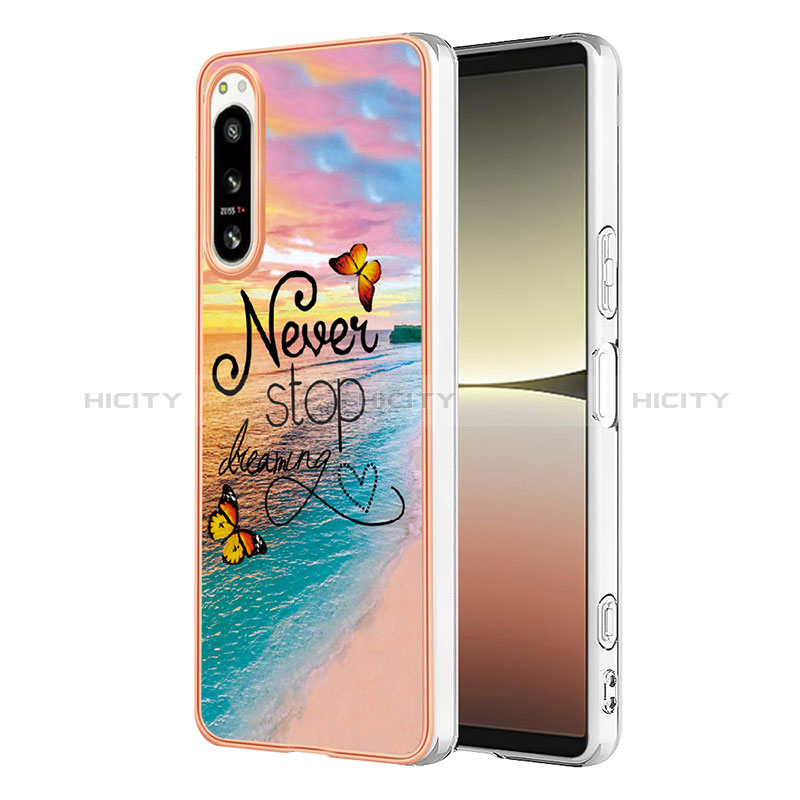 Funda Silicona Gel Goma Patron de Moda Carcasa YB4 para Sony Xperia 5 IV Multicolor