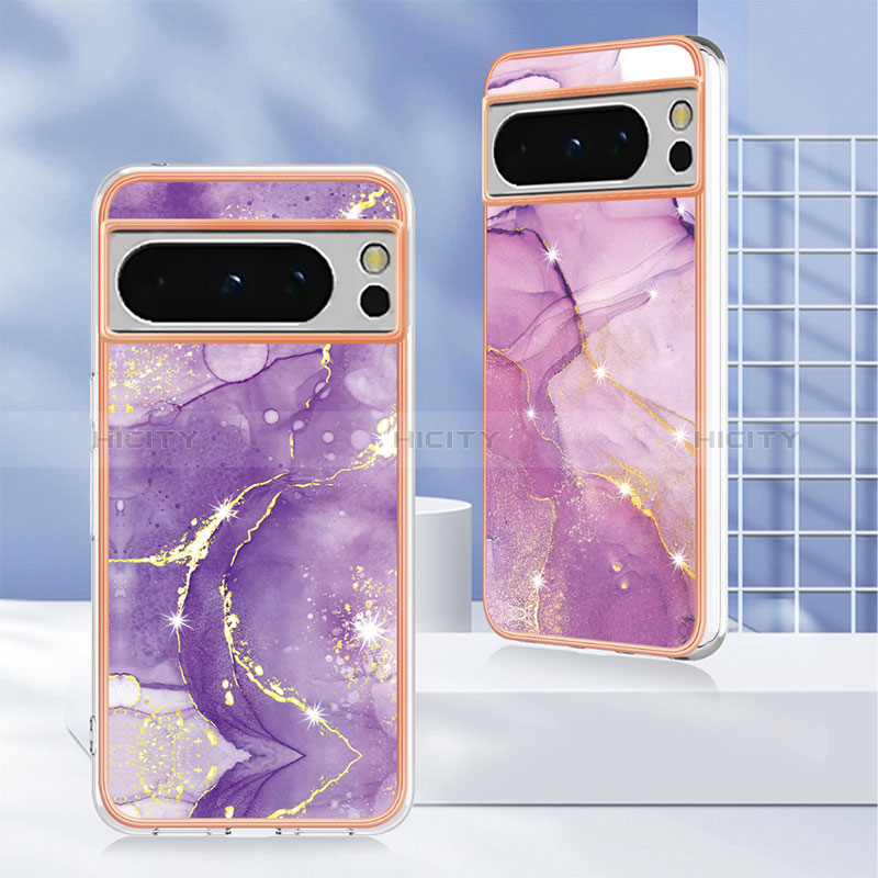 Funda Silicona Gel Goma Patron de Moda Carcasa YB5 para Google Pixel 8 Pro 5G