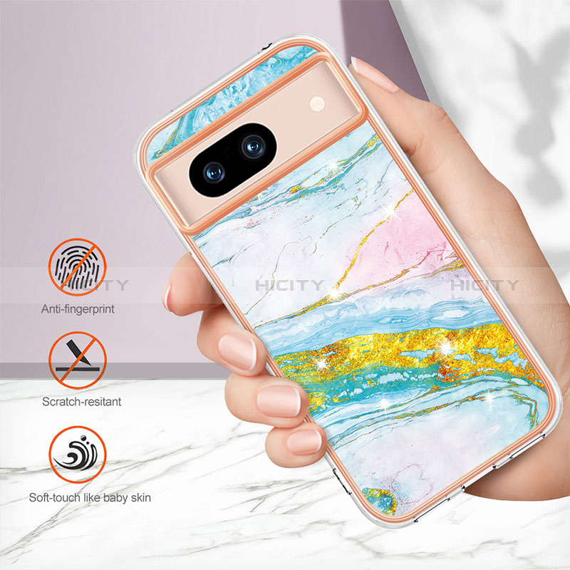 Funda Silicona Gel Goma Patron de Moda Carcasa YB5 para Google Pixel 8a 5G