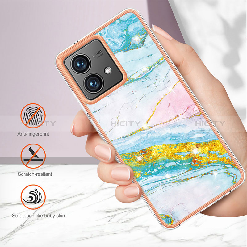 Funda Silicona Gel Goma Patron de Moda Carcasa YB5 para Motorola Moto G84 5G