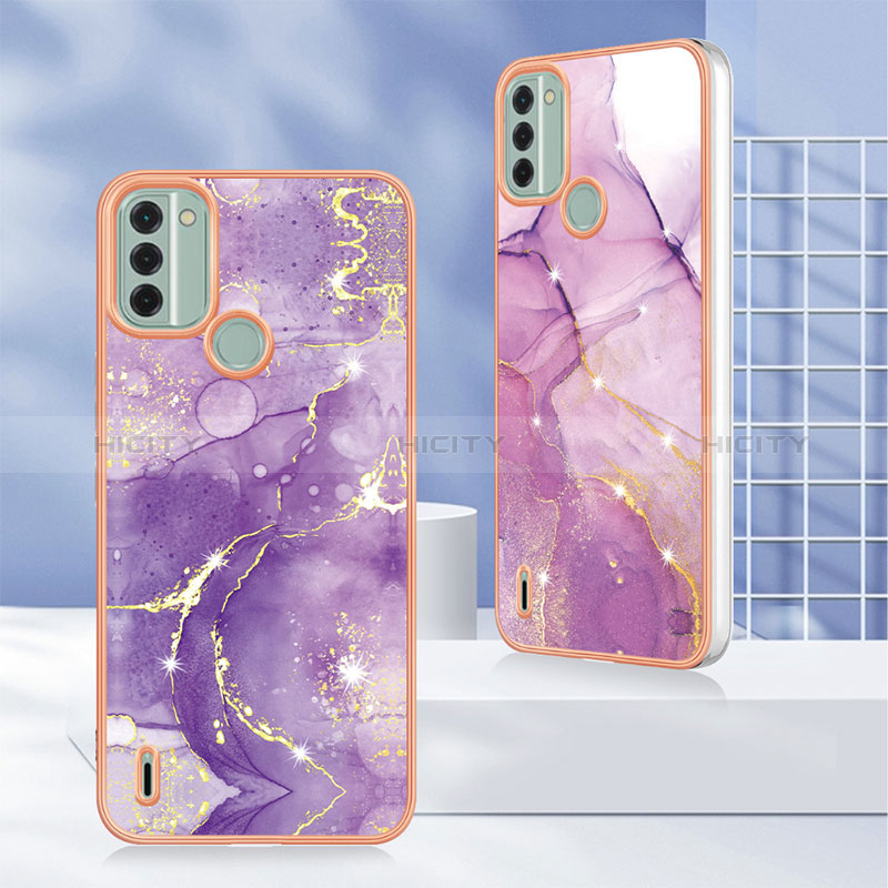 Funda Silicona Gel Goma Patron de Moda Carcasa YB5 para Nokia C31