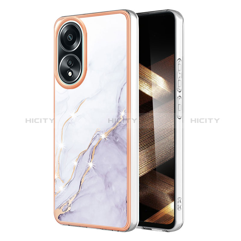 Funda Silicona Gel Goma Patron de Moda Carcasa YB5 para Oppo A38