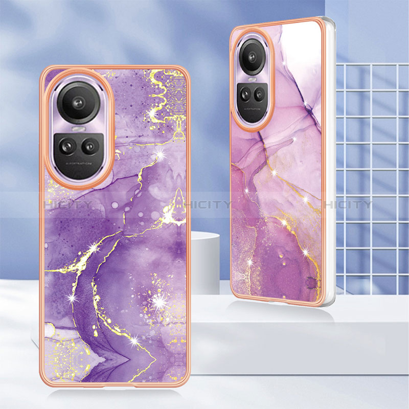 Funda Silicona Gel Goma Patron de Moda Carcasa YB5 para Oppo Reno10 5G