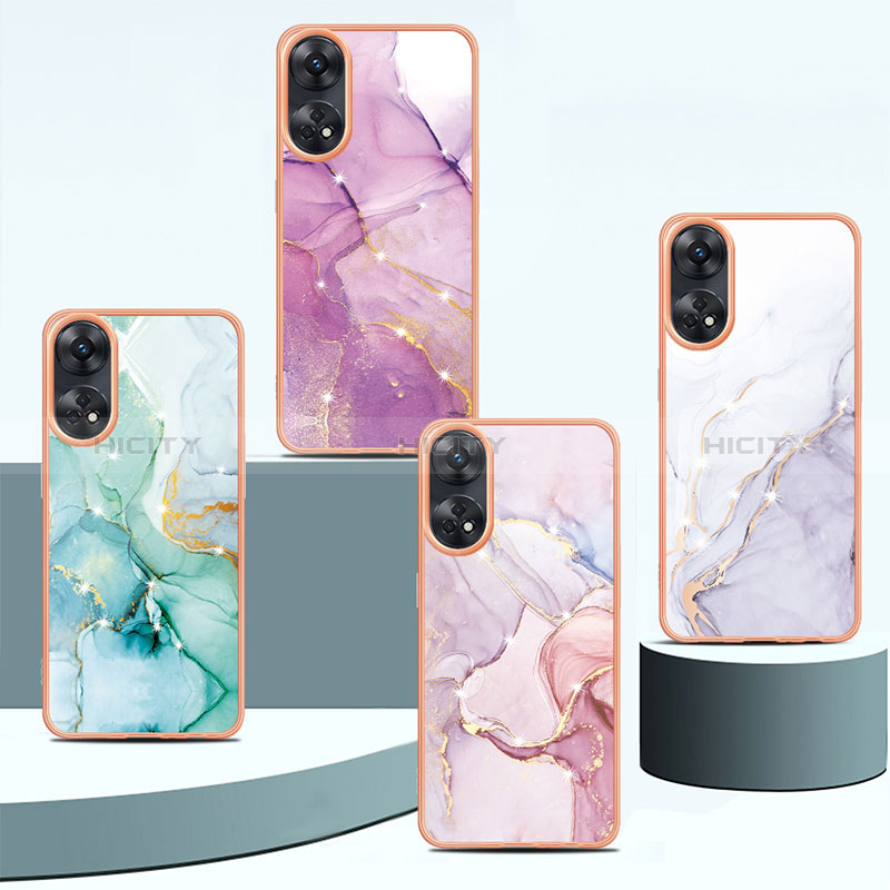 Funda Silicona Gel Goma Patron de Moda Carcasa YB5 para Oppo Reno8 T 4G