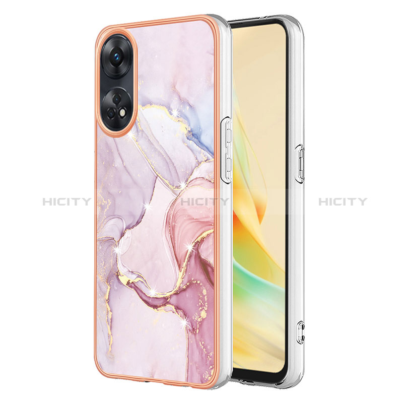 Funda Silicona Gel Goma Patron de Moda Carcasa YB5 para Oppo Reno8 T 4G