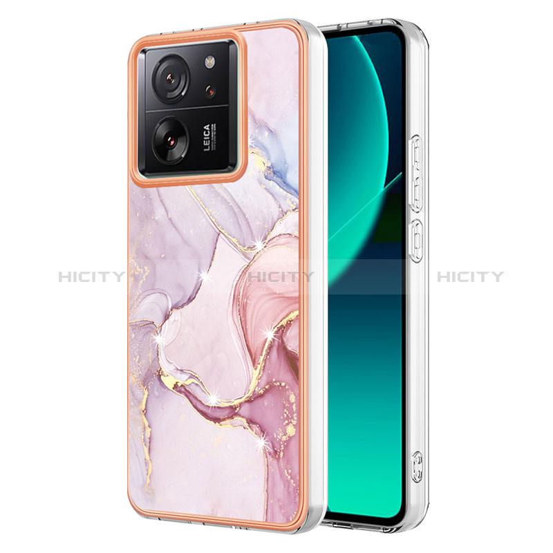 Funda Silicona Gel Goma Patron de Moda Carcasa YB5 para Xiaomi Mi 13T 5G Rosa