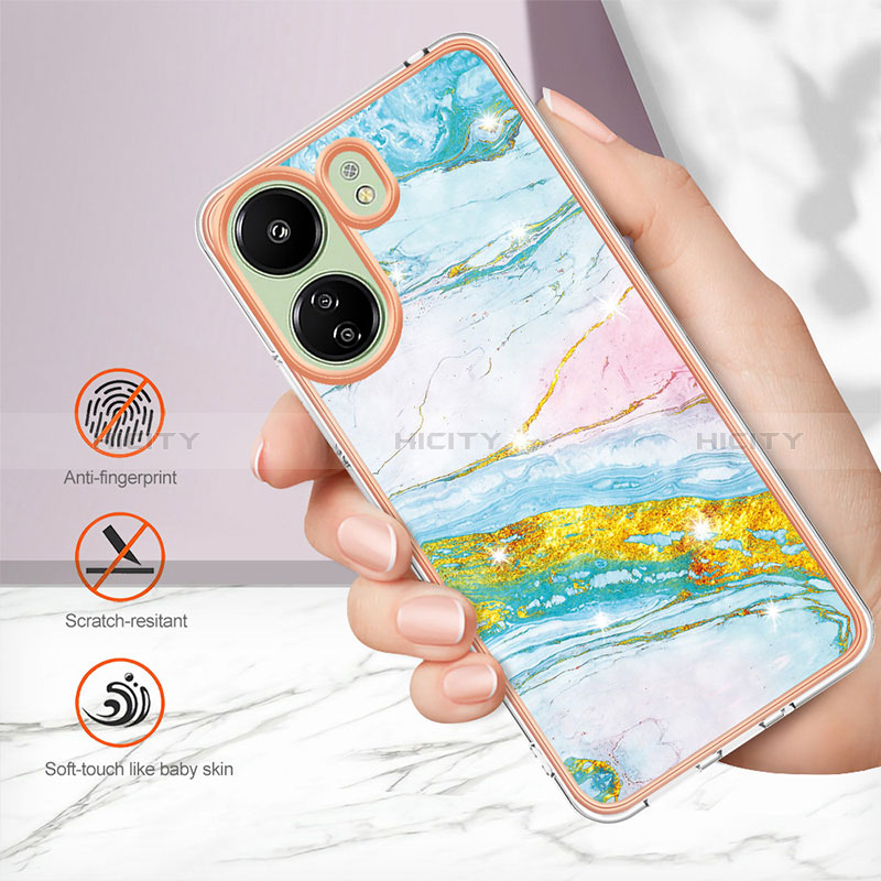 Funda Silicona Gel Goma Patron de Moda Carcasa YB5 para Xiaomi Poco C65