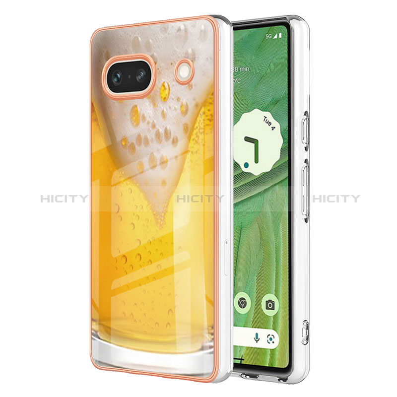 Funda Silicona Gel Goma Patron de Moda Carcasa YB6 para Google Pixel 7a 5G