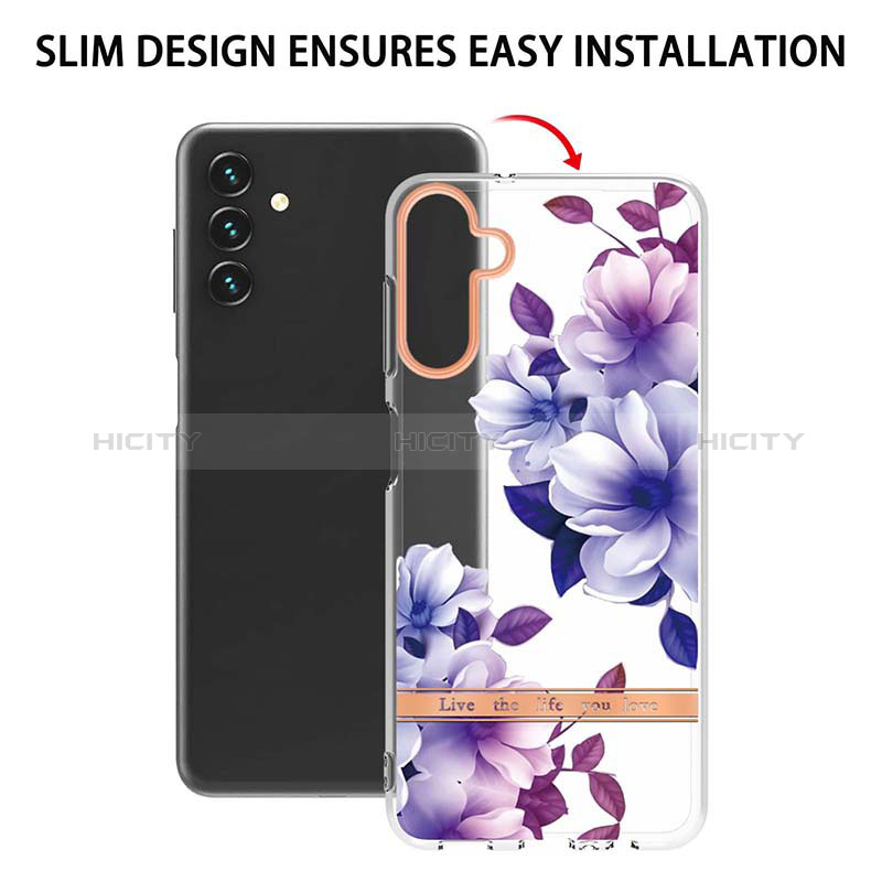 Funda Silicona Gel Goma Patron de Moda Carcasa YB6 para Samsung Galaxy A54 5G