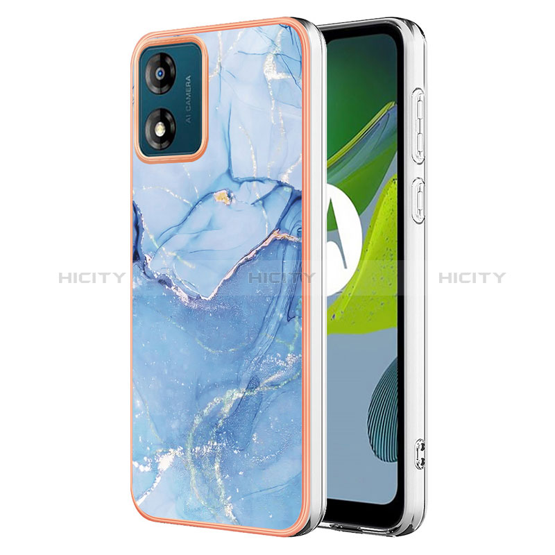 Funda Silicona Gel Goma Patron de Moda Carcasa YB7 para Motorola Moto E13