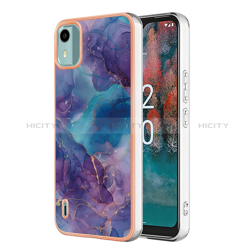 Funda Silicona Gel Goma Patron de Moda Carcasa YB7 para Nokia C12 Plus