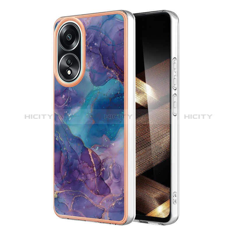 Funda Silicona Gel Goma Patron de Moda Carcasa YB7 para Oppo A78 4G